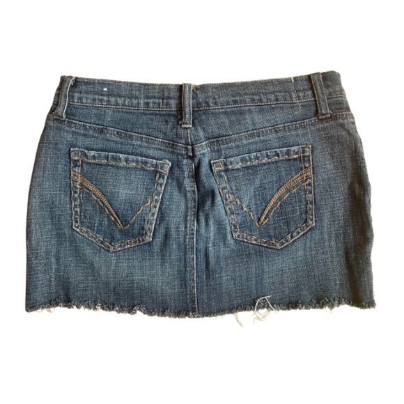 Vintage Z Cavaricci Denim Mini Skirt - Size 5 - Picture 3 of 5